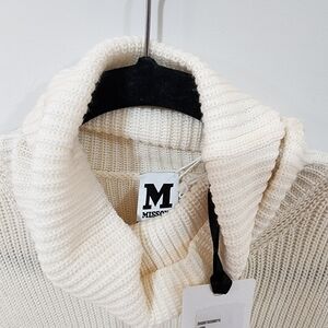 Missoni cream white knit dress, size 44 *READ DESCRPTN*